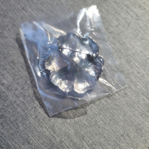 Jewel Tone Multi-color Flower Brooch Pin - Picture 2 of 2